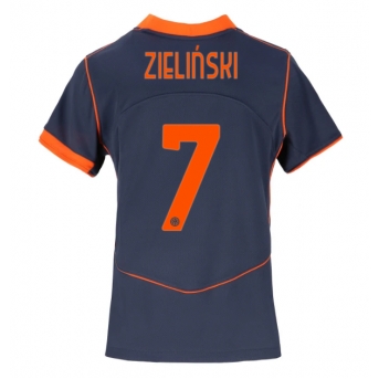 Billige Fotballdrakt Inter Milan Piotr Zielinski #7 Replika Tredjedrakt Dame 2025-26 Kortermet